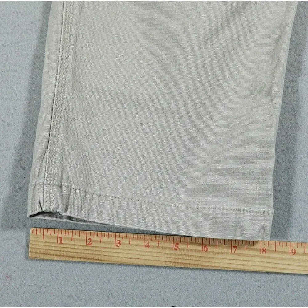Carhartt Work Pants Size 40x28Gray Relaxed Fit Outdoor side Pocket‎ Tag 42x30